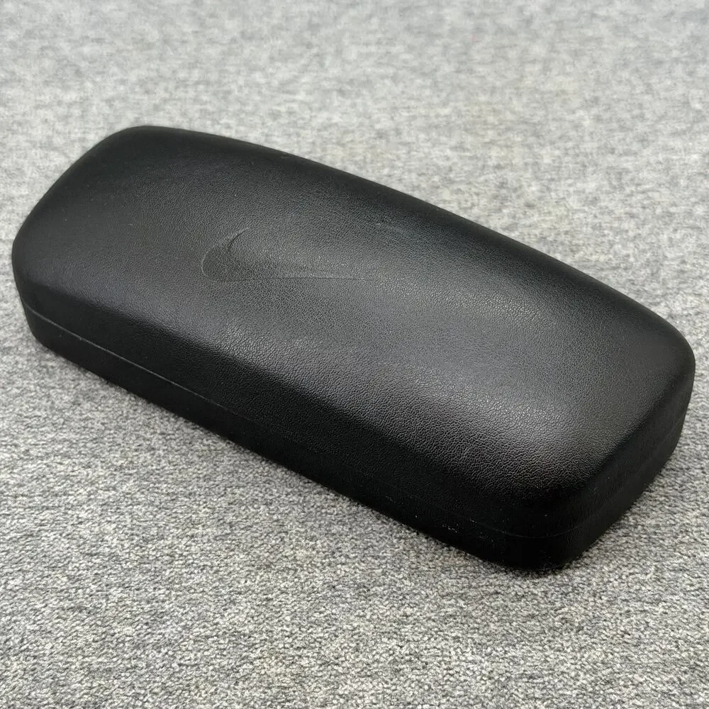 Nike Clamshell Sunglass Case Black Hard Shell Glasses Eyewear Protector